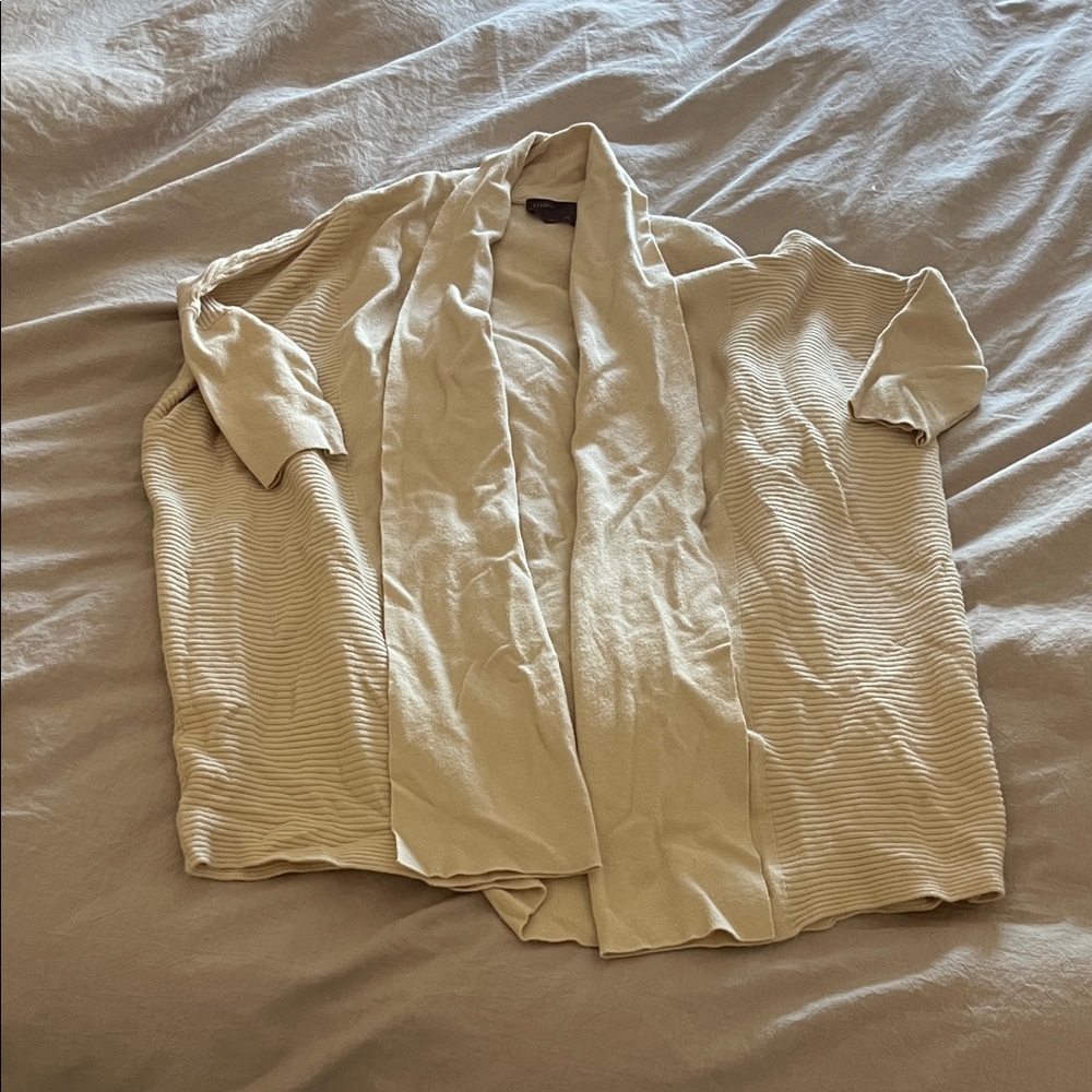 Kerisma Light Cream Textured Cardigan